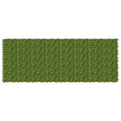 &Eacute;cran de balcon avec feuilles Vert et jaune 400 x 150 cm