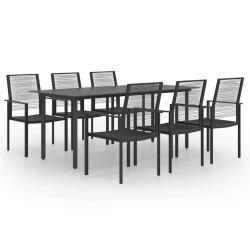 Ensemble &agrave; manger de jardin 7 pcs
