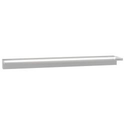 Lame de cascade de piscine avec LED acier inoxydable 110 cm