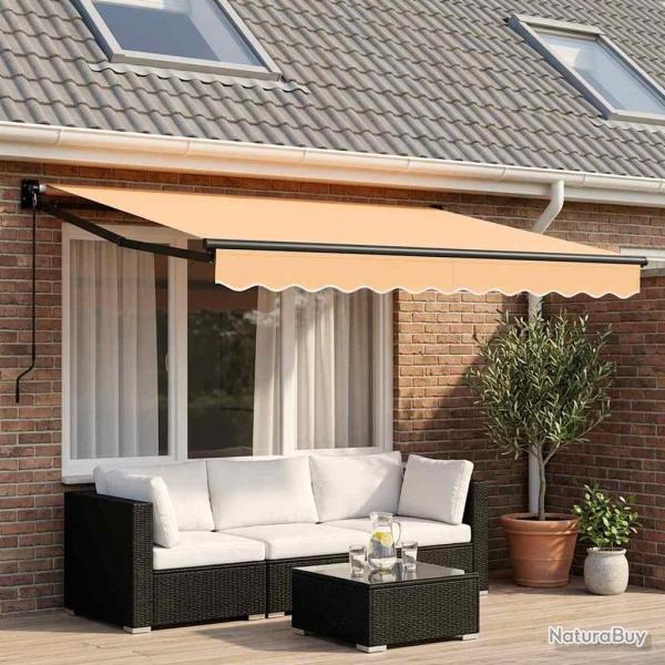 Auvent r�tractable Sable 3,5 x 2,5 m