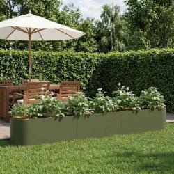 Jardin sur&eacute;lev&eacute; Vert olive 280 x 40 x 40 cm
