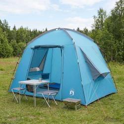 Tente Cabane avec toit Bleu 210 x 210 x 138 cm Polyester