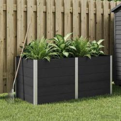 Jardini&egrave;re sur&eacute;lev&eacute;e Noir 200 x 100 x 91 cm