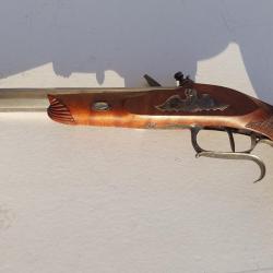 Pistolet LEPAGE silex ray&eacute; cal.44