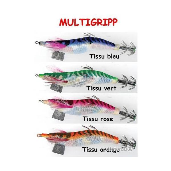 Multigripp flashmer multigripp plomb�e 9c tissu bleu 12gr