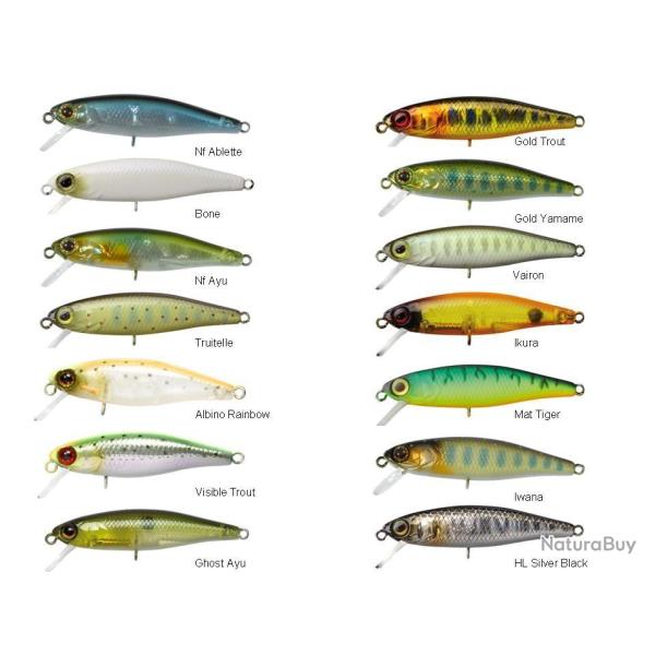 Tiny Fry 50 Sp illex tiny fry 50 sp chartreuse back yamame