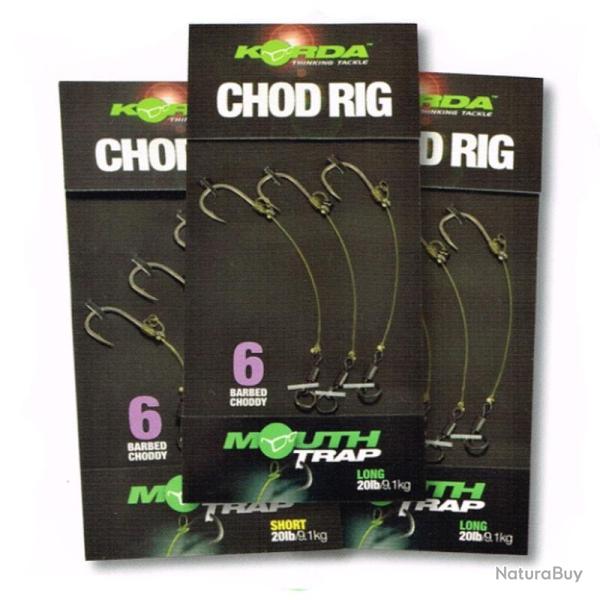 Chot Rigs korda chod rig short barbed t6
