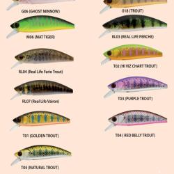 Phoxy Minnow sakura phoxy minnow hw 50s 4.5g col t13 contrast trout
