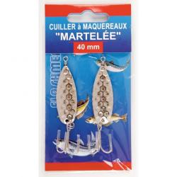 Cuiller &agrave; maquereaux martel&eacute;e cuillers a maquereaux martel&eacute; 50mm