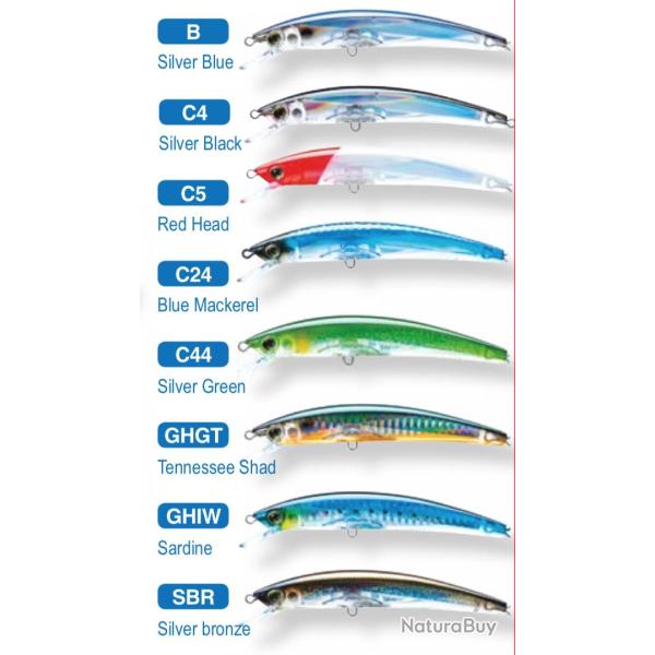 Crystal 3D minnow yo zuri crystal 3d minnow (s) 9cm silver green (c44)