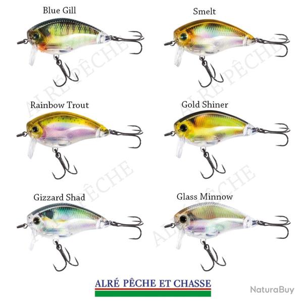 3DR wake bait yo zuri 3dr wake bait (f) 70 mm - glass minnow