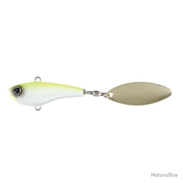 Crazee Salt Spin Tail 45mm 29gr crazee salt spin tail 45 mm 29gr chartreuse back pearl