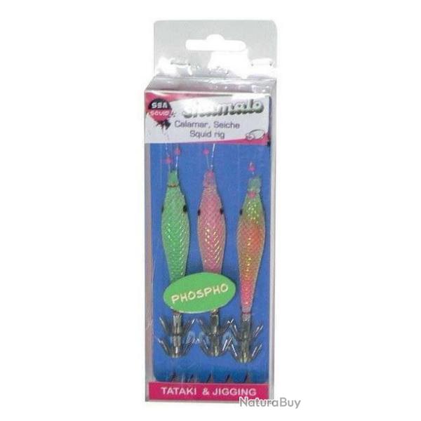 Bdl 3x Turluttes Shamalo 6 & 9cm flashmer bdl 3x turluttes shamalo 9 cm - assorties