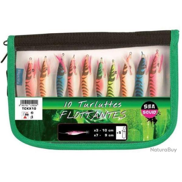 Kit x10 Turluttes Flottantes & Plongeantes flashmer kit x10 turluttes flottantes