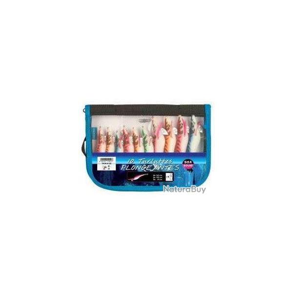 Kit x10 Turluttes Flottantes & Plongeantes flashmer kit x10 turluttes plongeantes