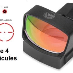 Point rouge BURRIS FASTFIRE IV (Multi-R&eacute;ticules) avec rail picatinny
