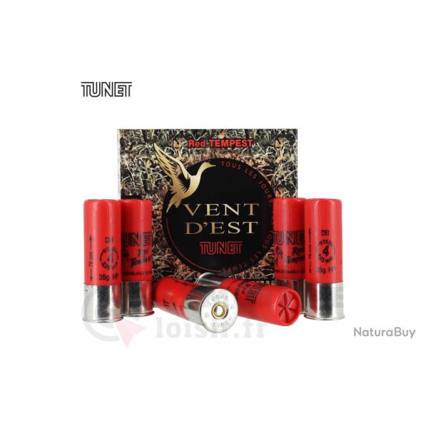 tunet red tempest tunet red tempest double base cal12 35gr acier n�3 * 25