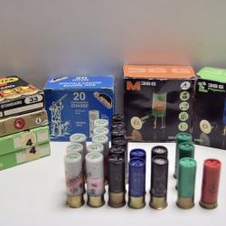 Lot de 120 cartouches BJ/BG Plomb n&deg;4 et 5 - Cal 12