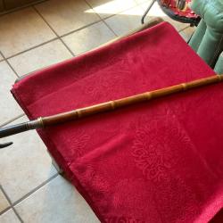 Canne fusil ancienne en bambou 14 mm