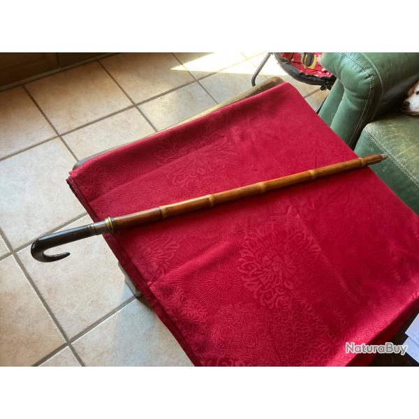 Canne fusil ancienne en bambou 14 mm