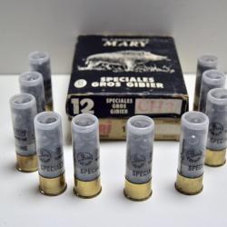 Lot de 30 cartouches de chevrotines BJ 9 et 21 grains - Cal 12