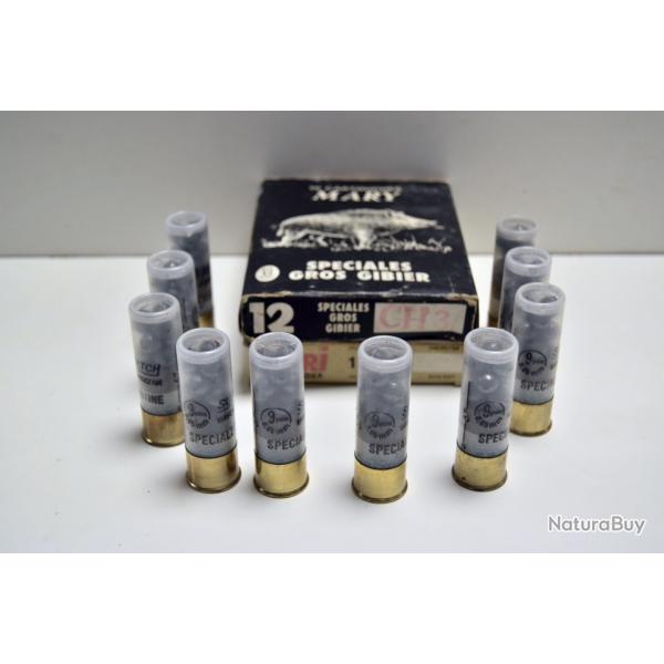 Lot de 30 cartouches de chevrotines BJ 9 et 21 grains - Cal 12