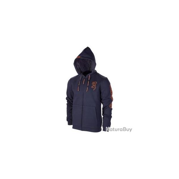 Sweat Zipp� Snapshot Blue Taille XL - BROWNING