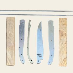 Couteau &agrave; fabriquer - kit avec plaquettes