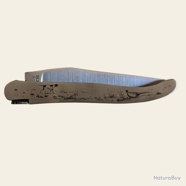 Couteau Laguiole grav� - Acier