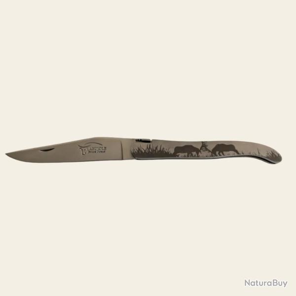 Couteau Laguiole grav� - Acier