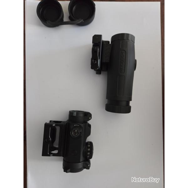 magnifier holosun x3 neuf et point rouge sig sauer rmeo msr