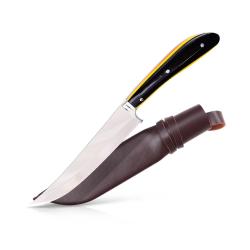Couteau Pchak Ouzbek Artisanal 26cm  Lame Acier Inox  Manche Plexiglas