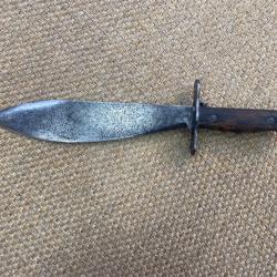 MACHETTE BOWIE USA 1911 MOD. POUSSOIR
