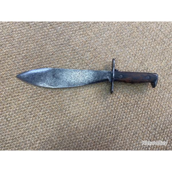 MACHETTE BOWIE USA 1911 MOD. POUSSOIR