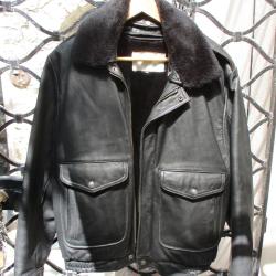 blouson fly en  cuir