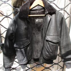 blouson pilote en  cuir