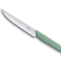 Victorinox Swiss Modern Couteau &agrave; Steak 12 cm Vert Pastel - 6.9006.12W14 - Vendu &agrave; l'unit&eacute;