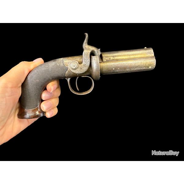 TR�S RARE POIVRI�RE 3 CANONS ROTATIFS