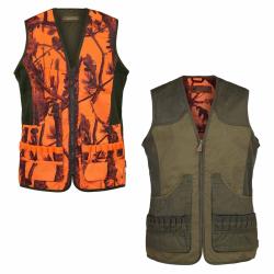 Gilet PERCUSSION chasse SAVANE r&eacute;versible 1269 4XL