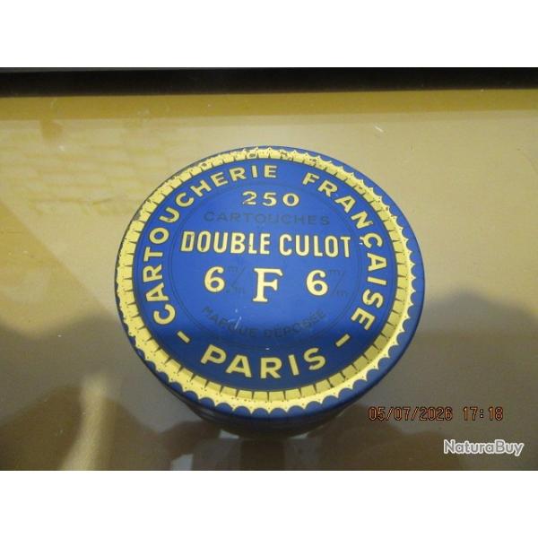 1 BOITE  DE  250 CARTOUCHES en 6 m/m  Flobert , double culot