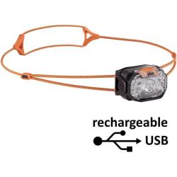 Lampe frontale Petzl Swift LT noire et orange
