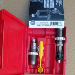Jeu d'outils Lee calibre 8mm 8 mm Lebel (fusil) avec si&egrave;geur microm&eacute;trique 90768
