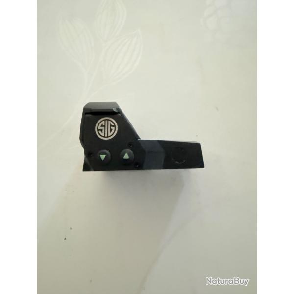 Point rouge Sig Sauer Romeo1 noir
