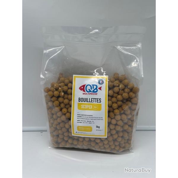 Bouillettes Scopex 5kg/16mm CapRiver by QB Multip�che