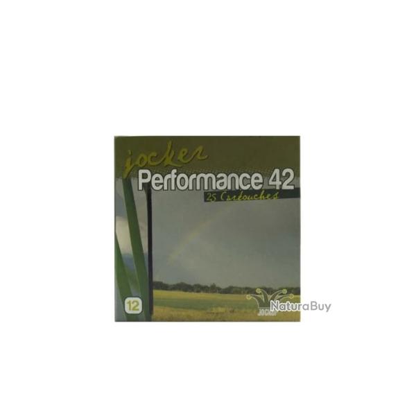 !! DESTOCKAGE !! CARTOUCHES JOCKER PERFORMANCE 42 BJ 12/70 PB4 BOITE/25