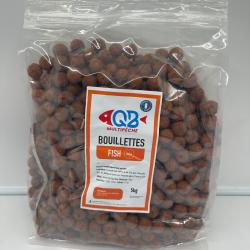 Bouillettes Fish 5kg/20mm CapRiver by QB Multip&ecirc;che