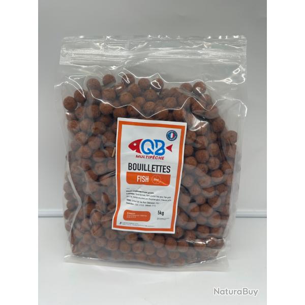 Bouillettes Fish 5kg/20mm CapRiver by QB Multip�che
