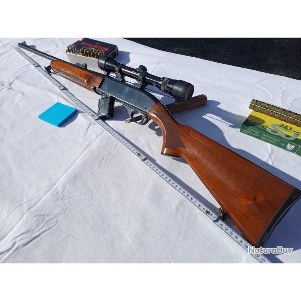 Carabine remington mod�le 7400 semi-automatique calibre 243 win
