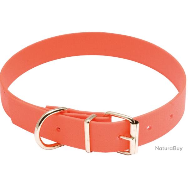 Collier Biothane Orange 60cm