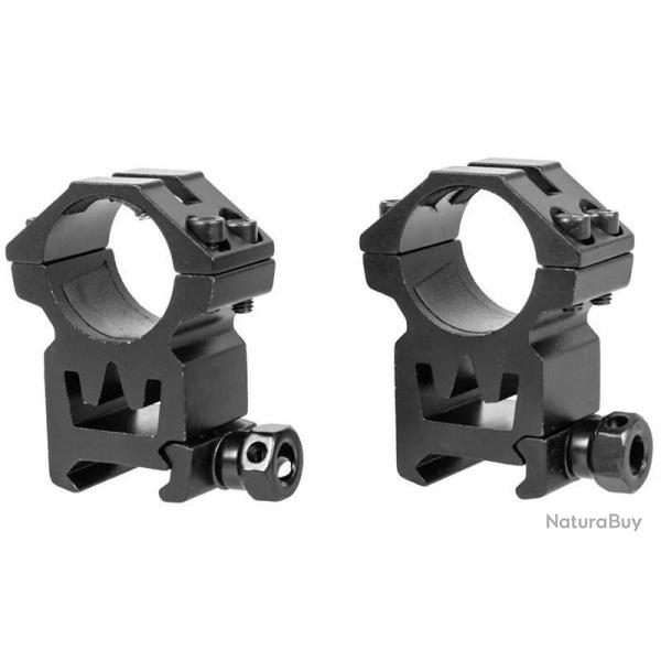 Anneaux de montage 25.4mm Picatinny High Profile fixation rapide Specna Arms